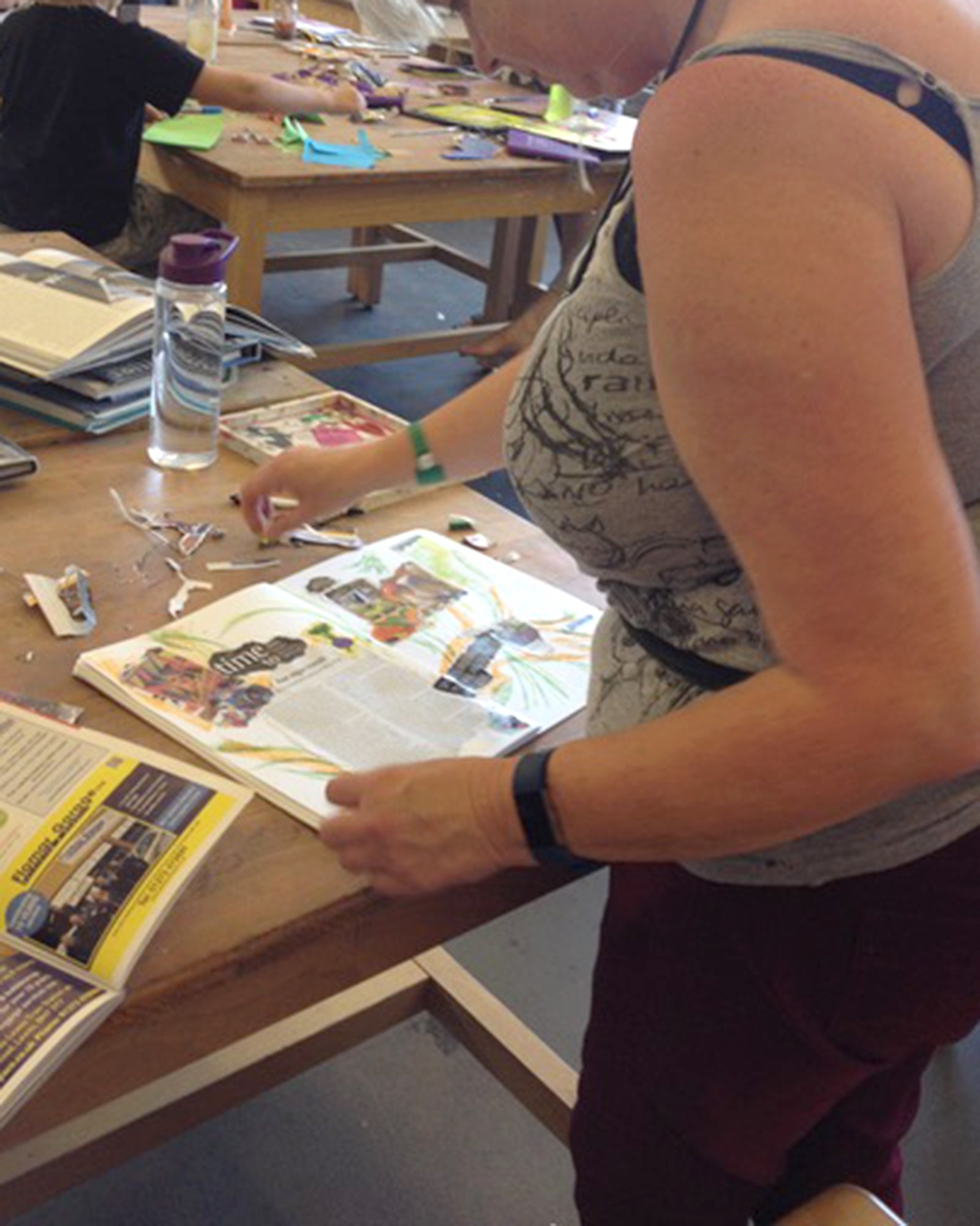 Alternative view of CREATIVITY THROUGH ART JOURNALLING